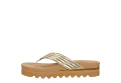 Reef Womens Horizon Shea Hi Slide Sandal - Champagne -Heydude Shoes Store US 01 203345 03