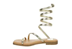 Dv By Dolce Vita Womens Maralin Flat Sandal - Gold -Heydude Shoes Store US 01 203350 03