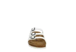 Birkenstock Womens Florida Soft Footbed Sandal - White -Heydude Shoes Store US 01 203373 02