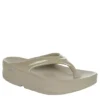 Oofos Womens Oomega Flip Flop Sandal - Khaki -Heydude Shoes Store US 01 203392 00