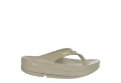 Oofos Womens Oomega Flip Flop Sandal - Khaki -Heydude Shoes Store US 01 203392 01