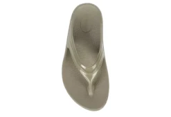 Oofos Womens Oomega Flip Flop Sandal - Khaki -Heydude Shoes Store US 01 203392 05