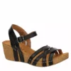 Bjorndal Womens Lily Wedge Sandal - Black 1 Bjorndal Womens Lily Wedge Sandal - Black -Heydude Shoes Store US 01 203399 00