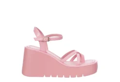 Madden Girl Womens Vaultt Wedge Sandal - Pink -Heydude Shoes Store US 01 203411 01