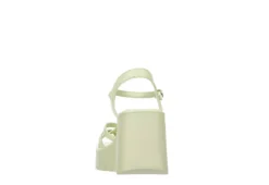 Madden Girl Womens Vaultt Wedge Sandal - Pale Green -Heydude Shoes Store US 01 203412 04