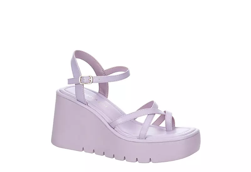 Madden Girl Womens Vaultt Wedge Sandal - Purple 3 Madden Girl Womens Vaultt Wedge Sandal - Purple