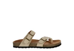 White Mountain Womens Gracie Footbed Sandal - Tan -Heydude Shoes Store US 01 203417 01