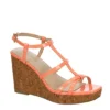 Michael By Michael Shannon Womens Natalia Wedge Sandal - Coral -Heydude Shoes Store US 01 203419 00