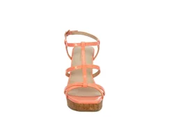 Michael By Michael Shannon Womens Natalia Wedge Sandal - Coral 11 Michael By Michael Shannon Womens Natalia Wedge Sandal - Coral -Heydude Shoes Store US 01 203419 02