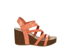 Xappeal Womens Maggy Wedge Sandal - Coral -Heydude Shoes Store US 01 203424 01