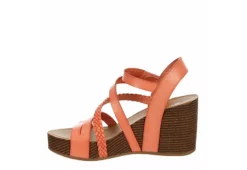 Xappeal Womens Maggy Wedge Sandal - Coral -Heydude Shoes Store US 01 203424 03