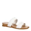 Michael By Michael Shannon Womens Patrice Wedge Sandal - White -Heydude Shoes Store US 01 203429 00
