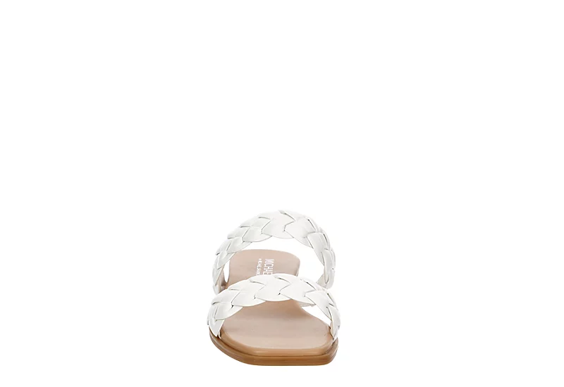 Michael By Michael Shannon Womens Patrice Wedge Sandal - White 5 Michael By Michael Shannon Womens Patrice Wedge Sandal - White - Image 3