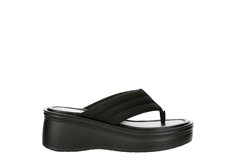 Limelight Womens Nina Flip Flop Sandal - Black 4 Limelight Womens Nina Flip Flop Sandal - Black - Image 2