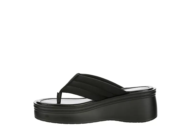 Limelight Womens Nina Flip Flop Sandal - Black 6 Limelight Womens Nina Flip Flop Sandal - Black - Image 4
