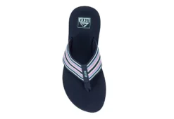 Reef Womens Spring Woven Flip Flop Sandal - Navy -Heydude Shoes Store US 01 203441 05