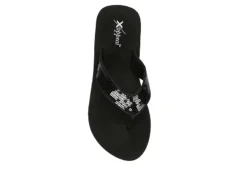 Xappeal Womens Samantha Flip Flop Sandal - Black -Heydude Shoes Store US 01 203460 05