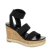 Madden Girl Womens Marandaa Wedge Sandal - Black -Heydude Shoes Store US 01 203537 00