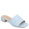 Journee Collection Womens Elidia Slip On Sandal - Blue -Heydude Shoes Store US 01 203583 00