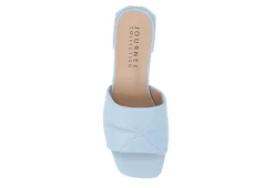 Journee Collection Womens Elidia Slip On Sandal - Blue -Heydude Shoes Store US 01 203583 05