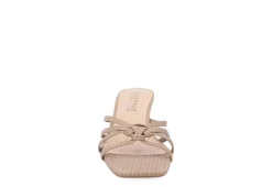 Journee Collection Womens Blayke Wedge Slip On Sandal - Taupe -Heydude Shoes Store US 01 203694 02