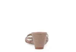 Journee Collection Womens Blayke Wedge Slip On Sandal - Taupe -Heydude Shoes Store US 01 203694 04
