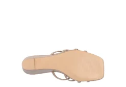 Journee Collection Womens Blayke Wedge Slip On Sandal - Taupe -Heydude Shoes Store US 01 203694 06