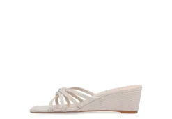 Journee Collection Womens Blayke Wedge Slip On Sandal - Beige -Heydude Shoes Store US 01 203696 03