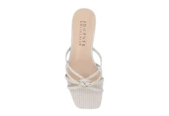 Journee Collection Womens Blayke Wedge Slip On Sandal - Beige -Heydude Shoes Store US 01 203696 05