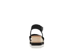 Toms Womens Diana Wedge Sandal - Black 11 Toms Womens Diana Wedge Sandal - Black -Heydude Shoes Store US 01 203716 02