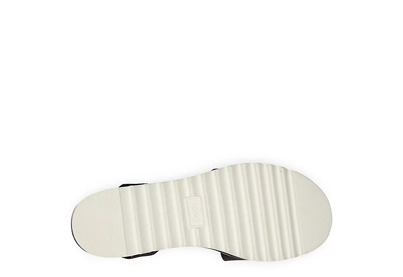 Toms Womens Diana Wedge Sandal - Black 7 Toms Womens Diana Wedge Sandal - Black - Image 5