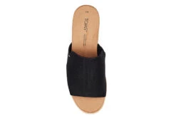 Toms Womens Diana Mule Sandal - Black 12 Toms Womens Diana Mule Sandal - Black -Heydude Shoes Store US 01 203719 03