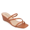 Journee Collection Womens Takarah Low Wedge Sandal - Brown -Heydude Shoes Store US 01 203885 00