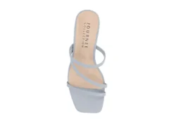 Journee Collection Womens Takarah Wedge Slip On Sandal - Blue -Heydude Shoes Store US 01 203886 05
