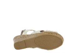 Jellypop Womens Lisbon Wedge Sandal - Natural -Heydude Shoes Store US 01 203922 06