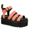 Dr. Martens Dr.martens Womens Blaire Quad Pisa Sandal - Coral 2 Dr. Martens Dr.martens Womens Blaire Quad Pisa Sandal - Coral -Heydude Shoes Store US 01 204064 00