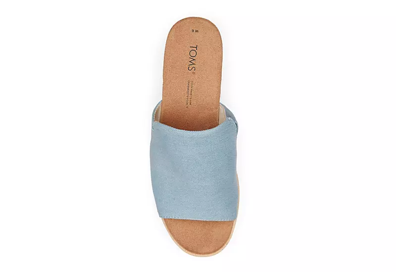 Toms Womens Diana Mule Sandal - Denim 6 Toms Womens Diana Mule Sandal - Denim - Image 4