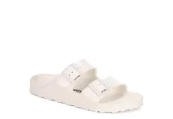 Birkenstock Womens Arizona Essentials Slide Sandal - White