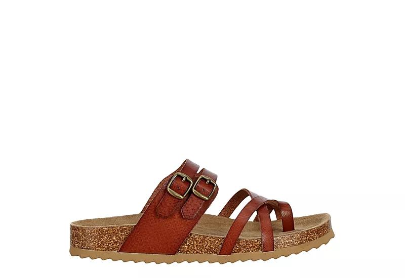 Bjorndal Womens Sami Footbed Sandal - Cognac 4 Bjorndal Womens Sami Footbed Sandal - Cognac - Image 2