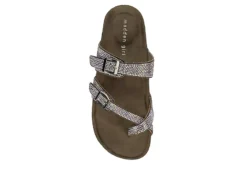 Madden Girl Womens Brycee Footbed Sandal - Med Metallic -Heydude Shoes Store US 01 250117 05