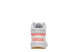 Adidas Womens Hoops 3.0 Mid Top Sneaker - White 13 Adidas Womens Hoops 3.0 Mid Top Sneaker - White -Heydude Shoes Store US 01 400745 04