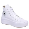 Converse Womens Chuck Taylor All Star Move High Top Sneaker - White 2 Converse Womens Chuck Taylor All Star Move High Top Sneaker - White -Heydude Shoes Store US 01 400794 00