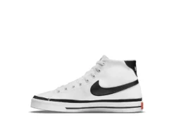 Nike Womens Court Legacy Mid Sneaker - White -Heydude Shoes Store US 01 400889 02