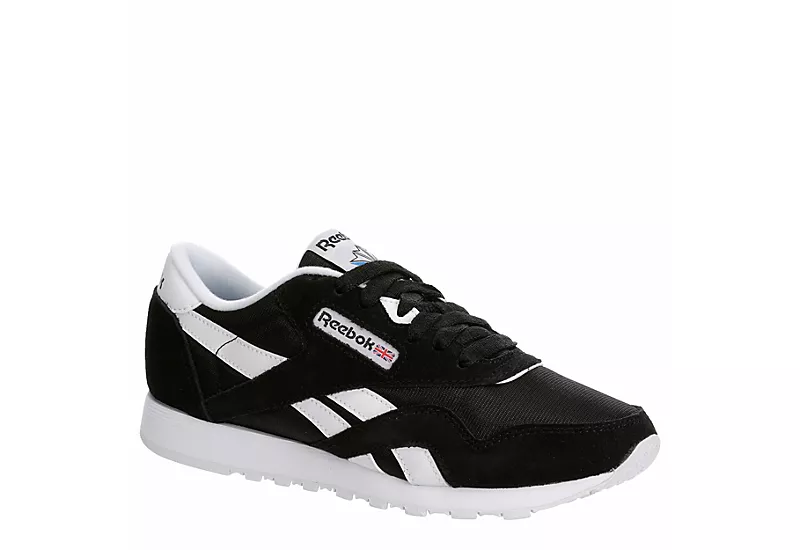 Reebok Womens Cl Nylon Sneaker - Black 3 Reebok Womens Cl Nylon Sneaker - Black