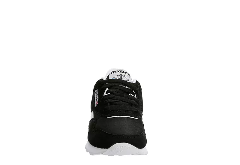 Reebok Womens Cl Nylon Sneaker - Black 5 Reebok Womens Cl Nylon Sneaker - Black - Image 3