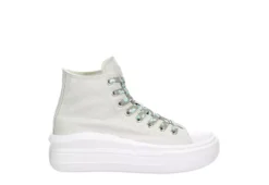 Converse Womens Chuck Taylor All Star Move High Top Sneaker - Bone -Heydude Shoes Store US 01 401340 01