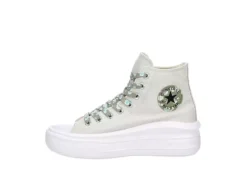 Converse Womens Chuck Taylor All Star Move High Top Sneaker - Bone -Heydude Shoes Store US 01 401340 03