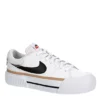 Nike Womens Court Legacy Lift Sneaker - White -Heydude Shoes Store US 01 401377 00