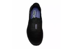Skechers Womens Go Walk 6 Quick Fit Slip-ins Walking Shoe - Black -Heydude Shoes Store US 01 401389 05