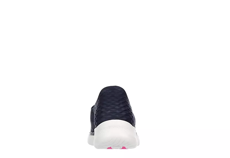 Skechers Womens Go Walk 6 Quick Fit Slip-ins Walking Shoe - Navy 7 Skechers Womens Go Walk 6 Quick Fit Slip-ins Walking Shoe - Navy - Image 5